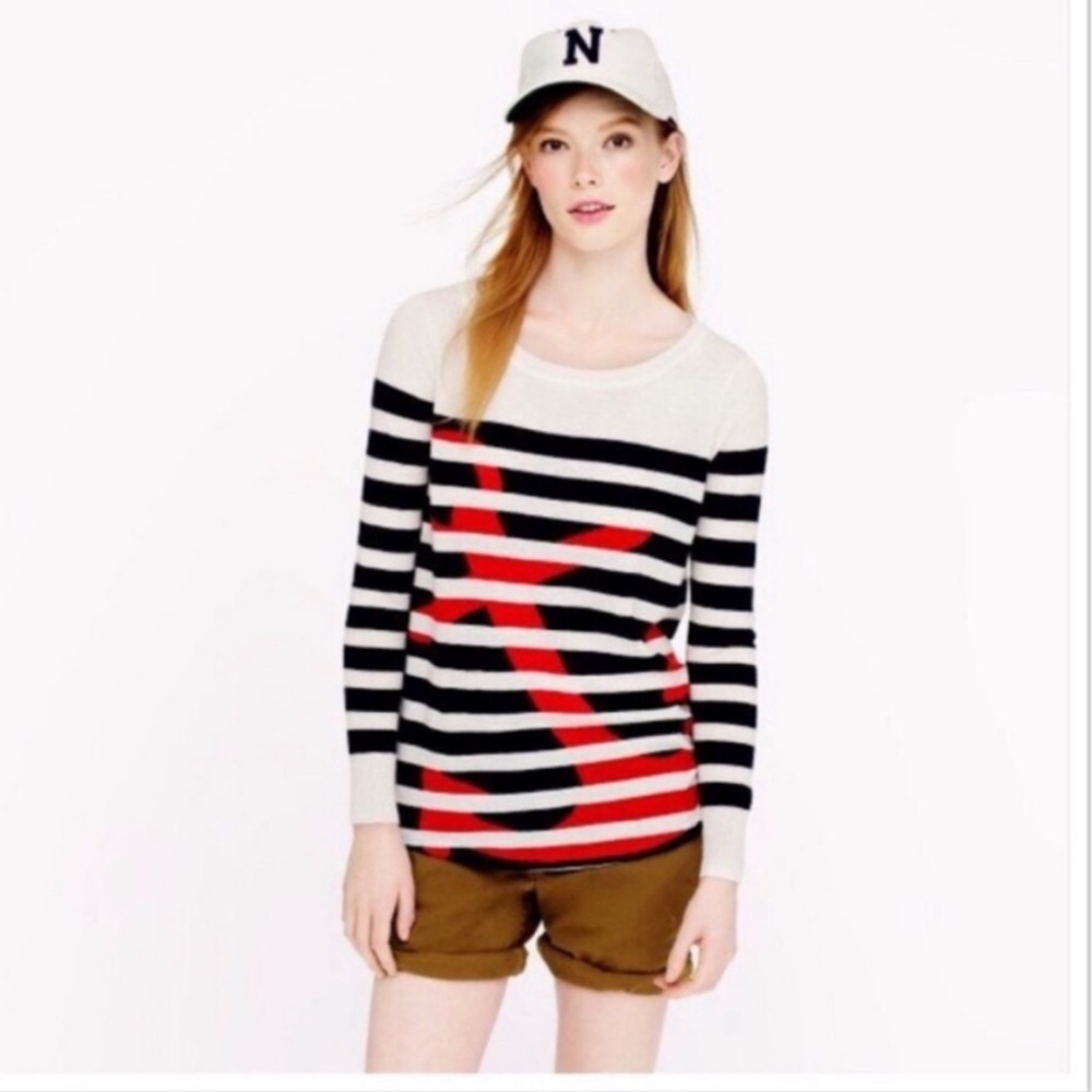 J.Crew Italian Cashmere Anchor Sweater
